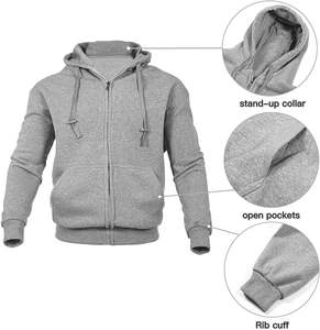 Survêtements 100% coton de haute qualité du fabricant OEM pour hommes, vêtements de sport décontractés en vrac, vêtements de jogging, grande taille, hiver - Product Image 3