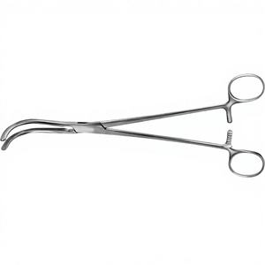 DEBAKEY no estéril reutilizable 240 mm (9 1/2 ") Acero inoxidable GUYON ATRAUMATA riñón pedículo abrazadera base instrumentos quirúrgicos - Product Image 1