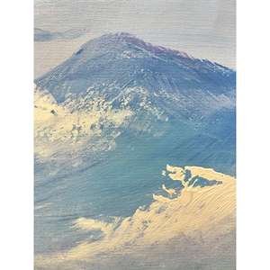 Dipinto a 100% astratto moderno della montagna della neve dipinto a olio 36in X 24in tela arte della parete per l'arredamento della casa - Product Image 3