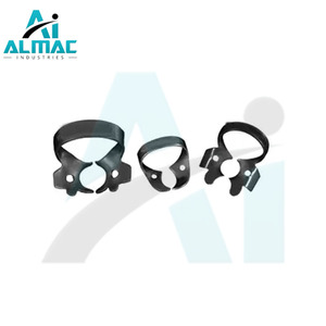 2025 disponible en todos los tamaños, abrazadera de presa de goma Dental Manual para tejido gingival y molares inferiores, juego de retractores Brinker ALMAC - Product Image 3