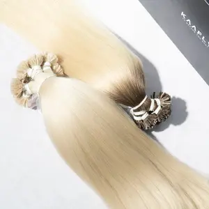 U Tip cheratina Tip Hair Extension 24 pollici, marrone e biondo 613 capelli vergini spedizione rapida in tutto il mondo