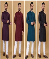 KURTA POUR HOMME EN RAYONNE COTON FANTAISIE AVEC PAYJAMA VÊTEMENT FESTIF PRIX DE GROS VÊTEMENT ETHNIQUE