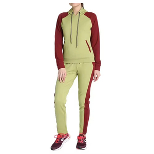 Diseño elegante, chaqueta con cremallera de color personalizada, conjuntos de Jogger de cintura alta, 2 piezas, ropa de calle ajustada informal, chándales para mujer - Product Image 5