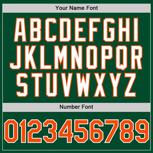 เสื้อแจ็คเก็ตบอมเบอร์แบบมีฮู้ดผ้าฟลีซสองสีสำหรับผู้ชาย ผลิตตามแบบ OEM สีเขียว/ส้ม-ขาว 100% โพลีเอสเตอร์ ติดกระดุมแบบเต็มตัว สไตล์วาร์ซิตี้ เลตเตอร์แมน - Product Image 3