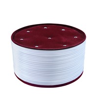 Chapeau de prière musulman Shami SH-006 personnalisé avec logo, en velours et coton mélangé, couvre-chef islamique pour homme, vente en gros, nouveau design