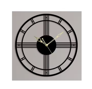 Azora Industries Horloge murale en métal styliste pour bureau L'horloge murale en métal est parfaite comme décoration murale suspendue - Product Image 4