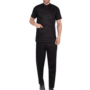 New Arrival Best Selling Comfortable Custom Made Men's 100% Cotton Twill Fabric Medical <b>Scrub</b> <b>Sets</b> - Product Image 2