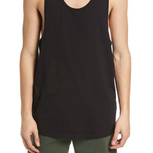 เสื้อกล้ามคอตตอนใยไผ่สำหรับใส่ออกกำลังกายเสื้อยิมเสื้อถักระบายอากาศได้ดีพิมพ์โลโก้ได้ตามต้องการสำหรับผู้ใหญ่ - Product Image 6