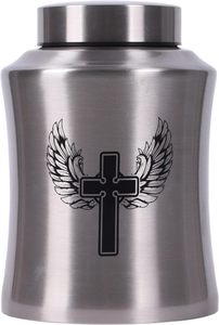 Urnes Arbre de Vie pour Cendres Humaines-Urnes de Crémation Adultes pour Enterrement ou Maison-Croix (160 pouces cubes Original (Croix)) - Product Image 2