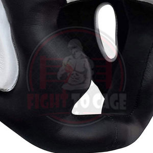 Protector de Cabeza de Boxeo de Alta Calidad, Diseño Transpirable de Cuero PU, Ajuste Seguro, Personalizable para Sparring, MMA/Kickboxing - Product Image 3