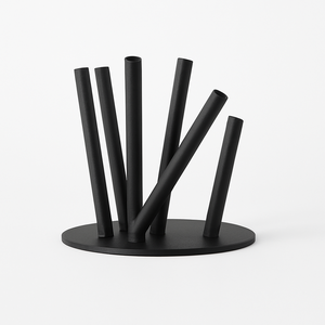 Soporte de tubo de jarrón de Metal contemporáneo de 3 tallos para decoración de mesa elegante Favor de regalo Exportación - Product Image 4