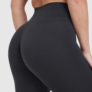 เลกกิ้งเล่นยิมรัดรูปสำหรับผู้หญิงดีไซน์ใหม่สำหรับผู้หญิงกางเกงเลกกิ้งเล่นฟิตเนสเอวยางยืด - Product Image 5