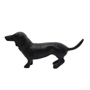 Newly Design Aluminum Dog Sculptures <b>Black</b> Finished Abstract Figurines for Home Living Room Decor Desktop Sculpture - Product Image 1