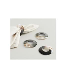 Rond de serviette en résine fabriqué à la main pour ceux qui aiment la décoration élégante de la salle à manger avec des couleurs uniques et une qualité artisanale fine - Product Image 1