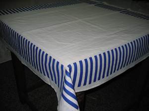 Wholesale AKSHARA FABRIQUE 100% Cotton Premium Customization 55 71 Inch 140*180 cm Beige 240gsm Oilproof Waterproof <b>Tablecloth</b> - Product Image 5