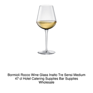 Verre à vin Bormioli Rocco Inalto Tre Sensi Medium 47 cl Fournitures hôtelières Fournitures de bar Vente en gros - Product Image 2