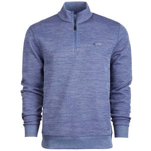 Maglione Greg Norman da Uomo Extra Large Rapiwarm con Zip a un Quarto, Motivo a Spina di Pesce Traspirante Grigio per Autunno e Inverno - Product Image 1