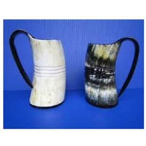 Tazas vikingas de cuerno de buey de búfalo hechas a mano de alta calidad para colecciones de tazas de vajilla Vintage a precios al por mayor - Product Image 4