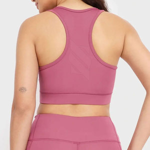 Soutien-gorge de sport pour femmes-Respirant Soutien élevé Sangle réglable Léger Spandex/Polyester Vêtements d'entraînement - Product Image 4