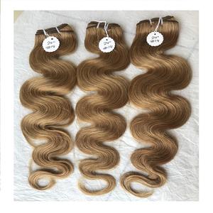 Extensiones de cabello humano ondulado para mujer, mechones de pelo ondulado virgen malayo 100% sin procesar, Color virgen peruano n. ° 14 - Product Image 1