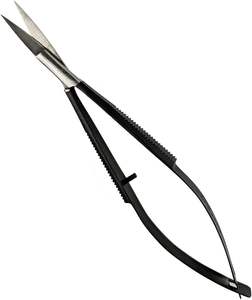 Ciseaux à ressort pour cils professionnels en vente en gros, acier inoxydable solide, couleur or rose, ciseaux à ressort pour cils personnalisés - Product Image 5