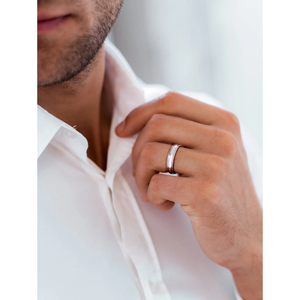 Anillos de Compromiso de Diamantes Redondos Únicos para Parejas y Alianzas a Juego para Regalos - Product Image 3