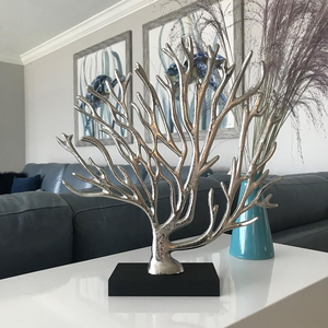 Aluminum Sculpture Contemporary Art in Aluminum for Modern Home or Office <b>Decor</b> - Product Image 2