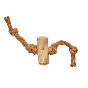 Jouet à mâcher pour chien en bois de café et corde de coco, fabriqué à partir de matériaux durables et naturels - Product Image 3