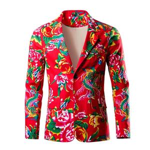 Diseño de sublimación Full HD estampado de seguidor 100% forro de edredón de poliéster abrigo de un solo pecho logo Blazer tamaño Slim Fit hombres Blazers - Product Image 2