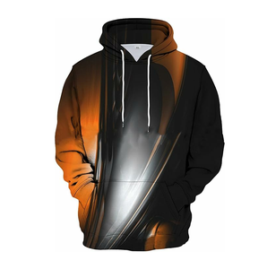 Sudadera con capucha de sublimación de fabricación profesional en blanco personalizada al por mayor Sudadera con capucha de sublimación de impresión transpirable para hombres - Product Image 5