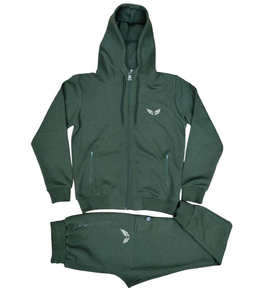 Wholesale Men's Tracksuit High Quality Custom 2 Piece Set 500 GSM 100% Cotton Fleece Oversized <b>Hoodies</b> Jogger Set Sweatsuit - Product Image 1