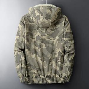 Sudadera con capucha de camuflaje digital informal para hombre, forro polar transpirable con diseño de gran tamaño, ropa de calle de otoño antiestática, Sudadera con capucha - Product Image 2