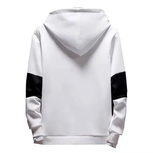 Sudadera con Capucha para Hombre, Diseño Desgastado, Otoño 2025, 100% Poliéster, Cierre de Cremallera, Patrón Sólido, Abrigada para Invierno - Product Image 2