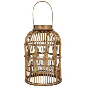 Accesorios de iluminación de diseño moderno Linterna de bambú Vidrio a prueba de viento Precio al por mayor Hogar y hotel Material ecológico - Product Image 4