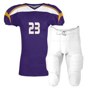 Guantes City, Uniforme de Fútbol Americano, Jersey Integrado de Manga Corta, Pantalones de Protección 100% Poliéster para Entrenamiento y Partido - Product Image 1