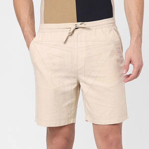 Pantalones cortos de algodón 100% hechos en Pakistán para hombre, de alta calidad, cómodos, de cintura media, informales, patrón sólido, Color de contraste, precio barato - Product Image 1