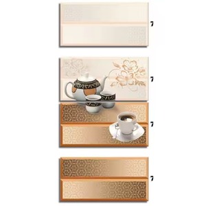 ถ้วยชากาแฟดีไซน์ขนาด300X600มม. 12X24กระเบื้องตกแต่งผนังเซรามิกดิจิตอลสีสดใส30x60ซม. - Product Image 1
