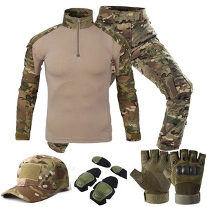 Taktik üniforma takım elbise kamuflaj avcılık gömlek pantolon Airsoft Paintball giyim setleri açık Camo üniforma kuvvet - Product Image 5