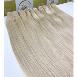 Meilleure vente Genius Weft Trending Blonde dark rootHot Products Extensions de cheveux humains bruts à cuticule aligné non traité Vietnamien - Product Image 3