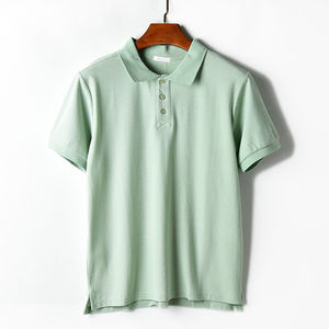 High Quality Canvas Custom Logo Golf for <b>Shirts</b> Oversize Button Short Sleeve Solid Color Blank Knit <b>Gothic</b> Quick Dry Men - Product Image 6