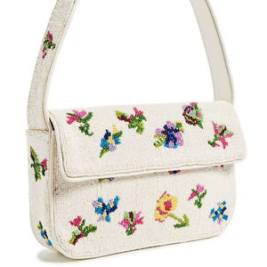 Sac à main de soirée en perles tissées à la main avec des détails en perles de graines, broderie en perles, sac à main avec des sacs à bandoulière uniques pour femmes - Product Image 1