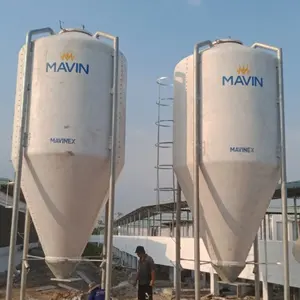 Wholesale small feed silo for pig automatic pig feeding silo Stainless Steel from Vietnam Manufacturer