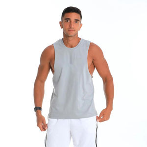 Camisetas sin mangas para hombre de calidad en tallas grandes de secado rápido para entrenamiento de gimnasia a granel precio bajo ropa deportiva - Product Image 6