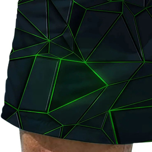 Pantalones cortos de playa para hombre de nuevo estilo, cómodos y antiarrugas, diseño de logotipo de nombre personalizado, tela de malla de alta calidad, teñido liso personalizado - Product Image 4