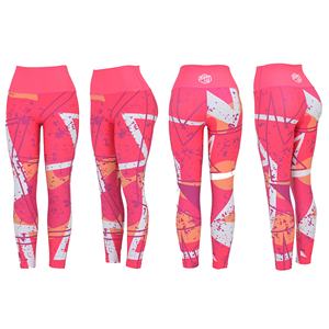 Leggings de yoga Blaze Fight Wear en gros, taille haute, unis, sans couture, longueur totale, respirants, légers, antistatiques, taille élastique - Product Image 6