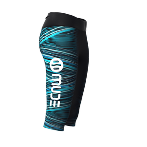 Medias hasta la rodilla con estampado digital geométrico para mujer, elásticas, de nailon, finas, transparentes, XL, largas - Product Image 3