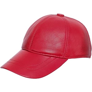 หมวกหนังผู้ชาย หนังพรีเมียมนุ่ม ดีไซน์คลาสสิกแบบ Snapback สำหรับสวมใส่ลำลองกลางแจ้ง เหมาะกับแฟชั่นประจำวัน - Product Image 4