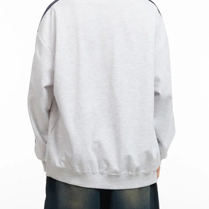 Sudadera de Hombre con Cuello Redondo, Diseño de Logotipo Personalizado en Color Sólido, Tejido Transpirable y Cómodo, Manga Larga, Diseño Casual 2026 - Product Image 6