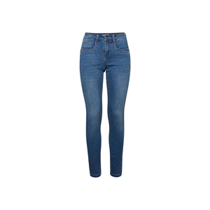 Venta al por mayor de moda occidental de cintura alta Pantalones rectos de color pantalones casuales con cremallera bolsillo de la pierna para las mujeres pantalones vaqueros de mezclilla - Product Image 6