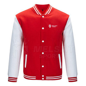Chaqueta de Invierno Personalizada al por Mayor para Hombre, Chaqueta Universitaria Transpirable de Secado Rápido, Mezcla de Algodón y Lana, Personalizable, para Uso en Exteriores, con Cuello Alto - Product Image 1